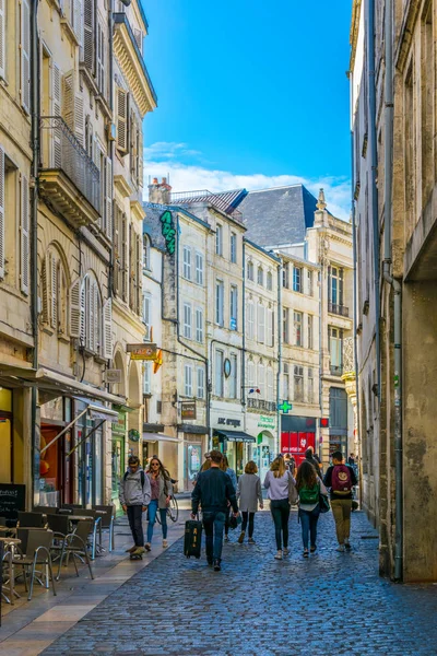 Rochelle France May 2017 View Narrow Street Historical Center Rochelle — Stock Photo, Image