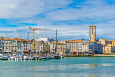 La Rochelle, Fransa, 12 Mayıs 2017: Görünüm, eski liman, La Rochelle, Frangı