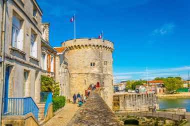 La Rochelle, Fransa, 12 Mayıs 2017: Tur de la chaine La Rochelle'deki Frangı görünümünü