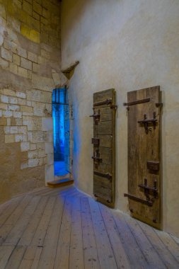 La Rochelle, Fransa, 12 Mayıs 2017: Tur iç de la lanterne La Rochelle, Fransa