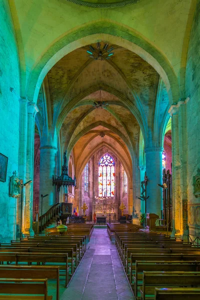 Saint Emilion France May 2017 Interior Collegial Church Saint Emilion — Stock Photo, Image