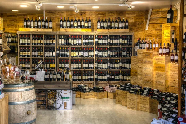 San Emilio Francia Mayo 2017 Interior Una Tienda Vinos Saint —  Fotos de Stock
