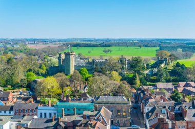 Warwick Kalesi, Englan havadan görünümü