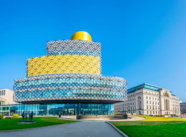 Library of Birmingham and Baskerville house, Englan clipart