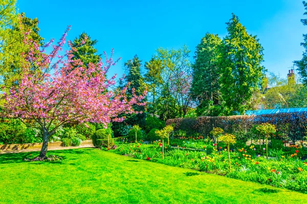 Vista Los Jardines Croft Del Hall Stratford Avon Englan —  Fotos de Stock