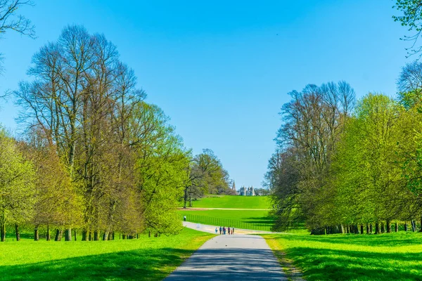 Vista Burghley Estate Stamford Englan —  Fotos de Stock