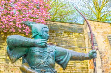 Robin Hood Nottingham, Englan heykeli