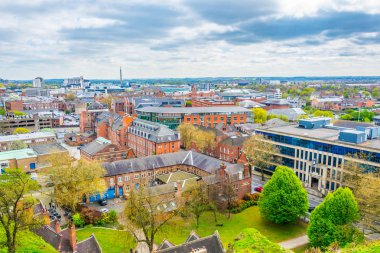 Nottingham, Englan havadan görünümü
