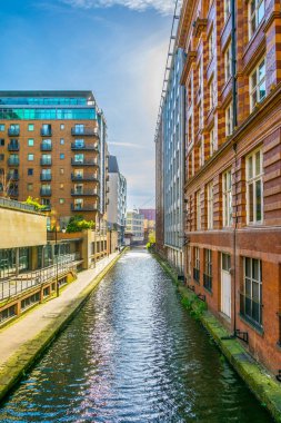 Rochdale kanalı Manchester, Englan görünümünü