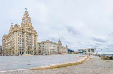 Liverpool, Englan üç Graces bina
