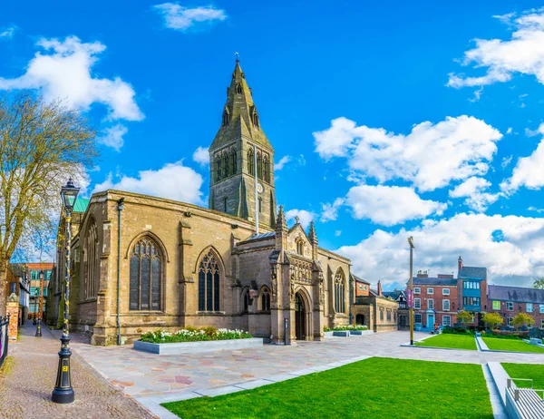 Katedralen Leicester Englan — Stockfoto