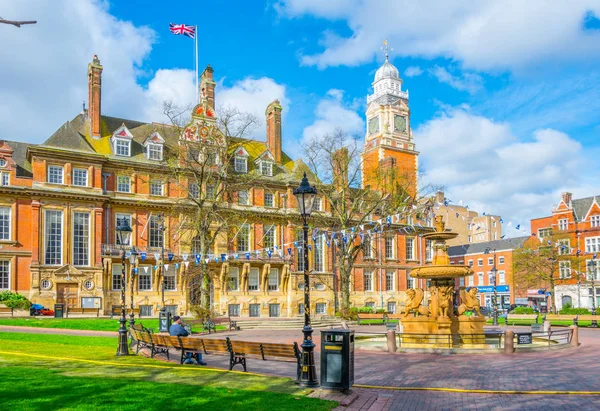Blick Auf Das Rathaus Leicester England — Stockfoto