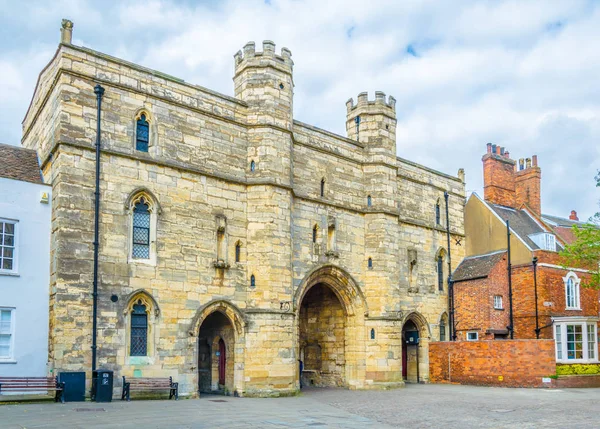 Exchequer Gate Lincoln Englan — Stock Photo, Image