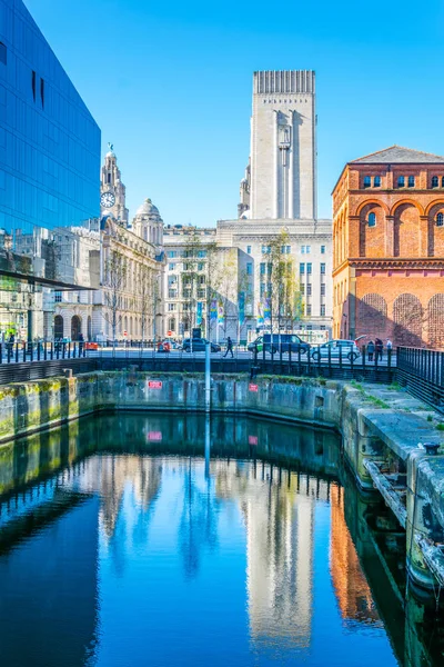 Georges Docka Byggnad Liverpool Englan — Stockfoto