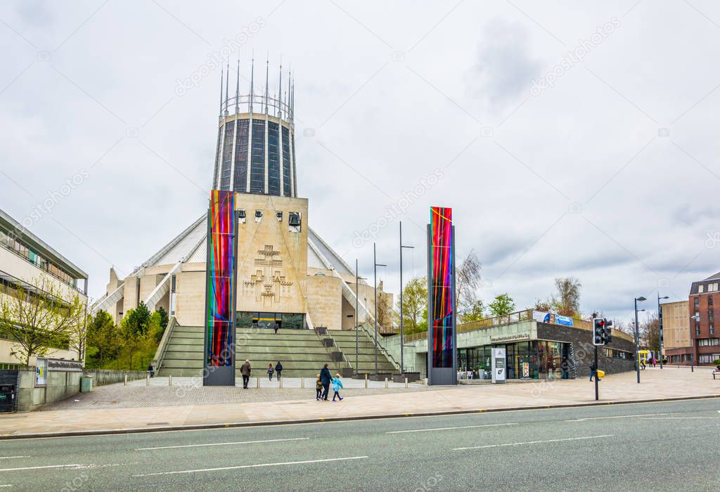 metropolitan cathedral in Liverpool, Englan