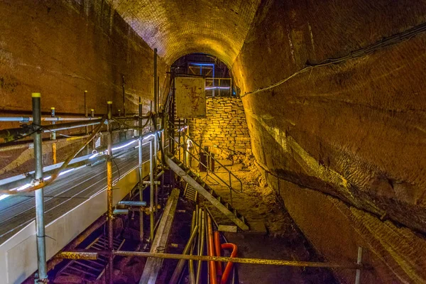 Liverpool United Kingdom April 2017 Interior Williamson Tunnels Liverpool Englan — Stock Photo, Image