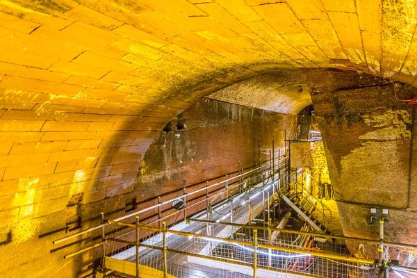 Leverpool Vereinigtes Königreich April 2017 Innenraum Der Williamson Tunnels Liverpool — Stockfoto