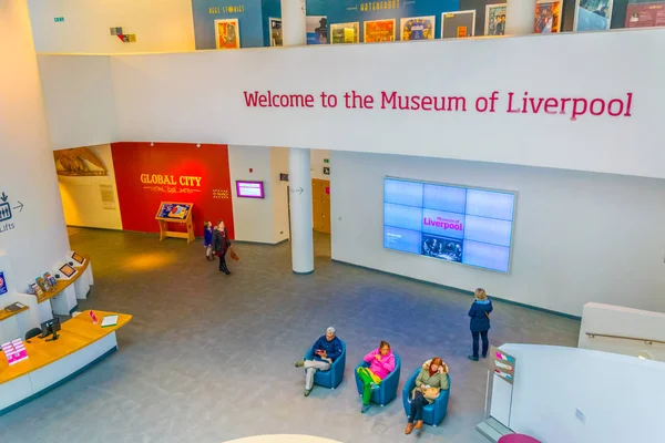 Liverpool Reino Unido Abril 2017 Interior Del Museo Liverpool Inglaterra —  Fotos de Stock