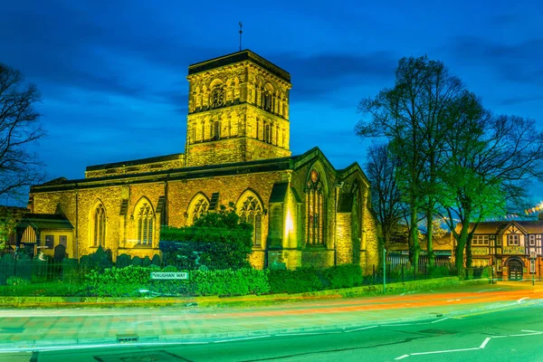 英国莱斯特 2017年4月9日 英格兰莱斯特的圣尼古拉斯教堂 — 图库照片