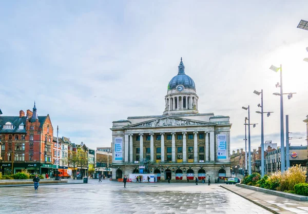 Nottingham United Kingdom April 2017 Blick Auf Das Rathaus Nottingham — Stockfoto