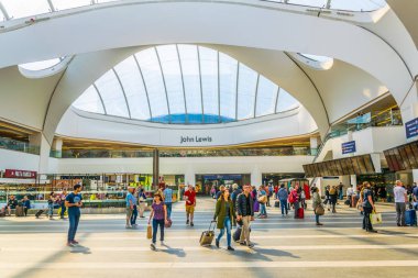 Birmingham, Amerika Birleşik Devletleri, Nisan 9, 2017:Interior Birmingham yeni sokak tren istasyonunun Birmingham, Englan