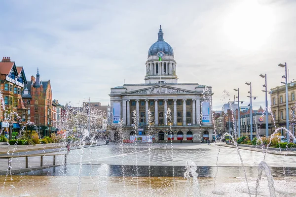 Nottingham United Kingdom April 2017 Blick Auf Das Rathaus Nottingham — Stockfoto