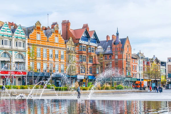 Nottingham Royaume Uni Avril 2017 Vue Des Maisons Historiques Dans — Photo