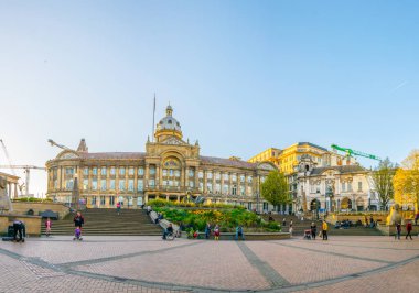 Birmingham, Birleşik Krallık, 8 Nisan 2017: Birmingham Müzesi ve Sanat Galerisi, Englan görünümünü