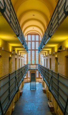 Lincoln, Birleşik Krallık, 10 Nisan 2017: iç Englan bir hapishane olarak hizmet için kullanılan lincoln kale