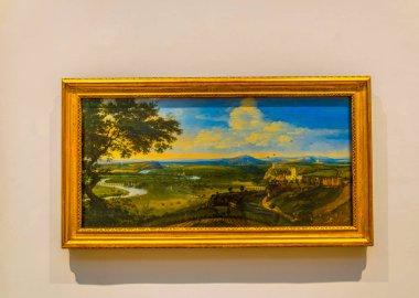 Nottingham, Birleşik Krallık, 11 Nisan 2017: iç Nottingham Kalesi, Englan içinde bir galeri