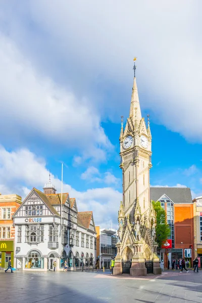 Leicester Verenigd Koninkrijk April 2017 Mensen Zijn Het Passeren Van — Stockfoto