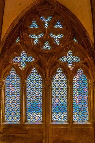 Lincoln United Kingdom Апреля 2017 Vitrage Window Lincoln Cathedral Englan — стоковое фото