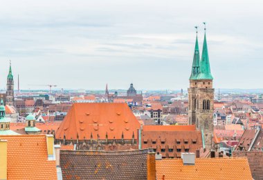 Sankt sebaldus kirche, Alman tarafından hakim Nurnberg havadan görünümü