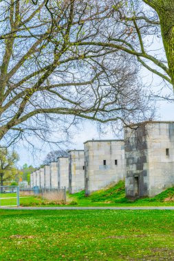 Nazi Spor Stadyumu nsdap ralli gerekçesiyle Nurnberg, Almanca olarak içinde kalıntıları görünümünü