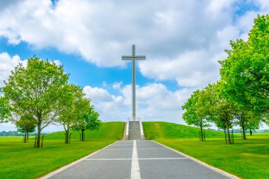 Dublin, Irelan Phoenix Park'ta Papa'nın Haç görünümü