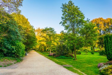 Saint Stephen's Green park Dublin, Irelan görünümünü