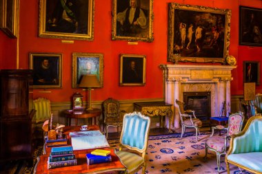 Malahide'den, İrlanda, 11 Mayıs 2017: Malahide'den Kalesi, irelan iç