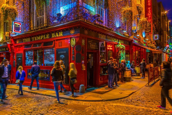 Dublin Irlandia Maja 2017 Pub Bar Świątyni Centrum Dublina Irlandii — Zdjęcie stockowe