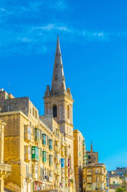 Cephe tarihi evleri ve Valletta, Malt eski şehir St.Paul 's Anglikan katedrali