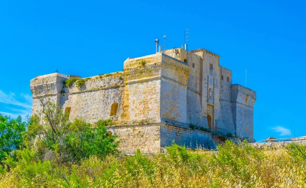 Torre Santa Lucía Cerca Marsaxlokk Malta — Foto de Stock