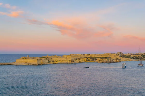 Sunset View Fort Ricasoli Malt — Stock Photo, Image