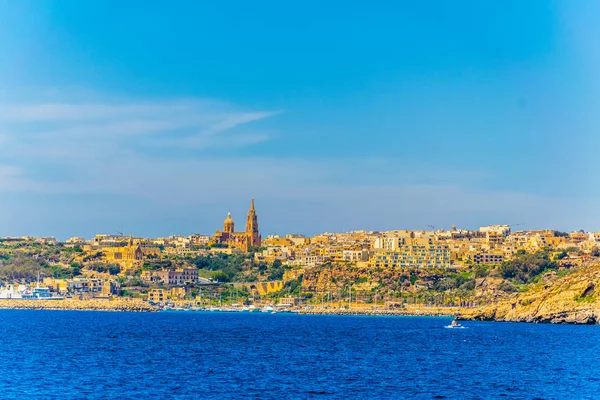 Havet Utsikt Över Mgarr Gozo Malt — Stockfoto