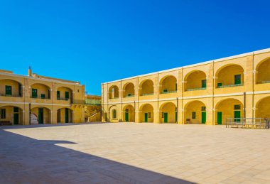 Valletta, Malt Fort St. Elmo avlunun görünümü