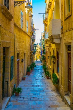 Tarihi merkezi Birgu, Malt dar bir sokakta görünümünü