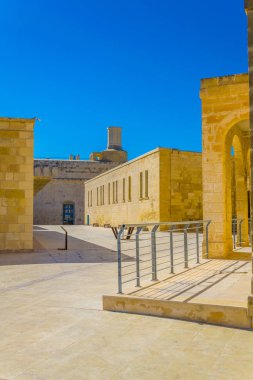 Fort St. Angelo Birgu, Malt içinde bir avlu görünümü