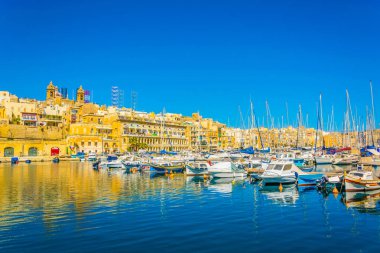 Malt Senglea şehrin kıyı şeridi