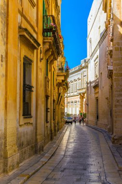 Mdina, Malt eski şehrin dar bir sokakta görünümünü