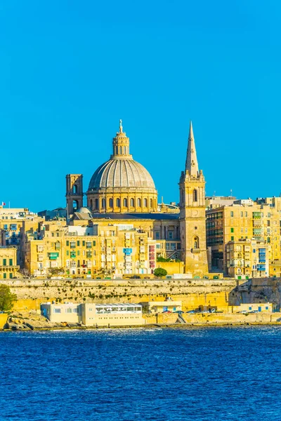 Skyline Von Valleta Malz — Stockfoto