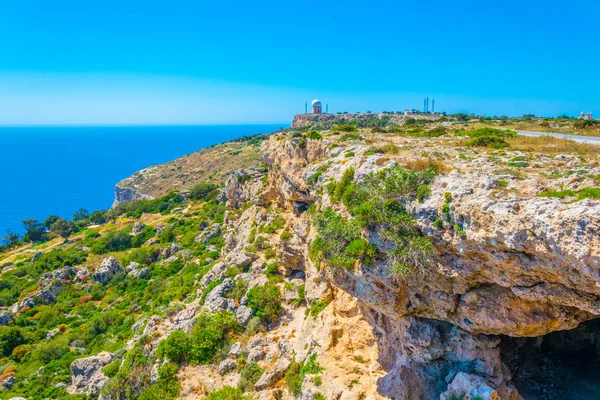 Vista Hacia Los Acantilados Dingli Malta — Foto de Stock