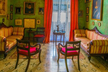 Valletta, Malta, 3 Mayıs 2017: Casa Rocca Piccola Valletta, Malt içinin